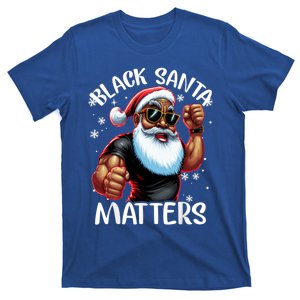 African American Santa Claus Christmas Pajama Gift Meaningful Gift T-Shirt