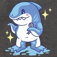 Autism Awareness Shark Ribbon Vector Backpack