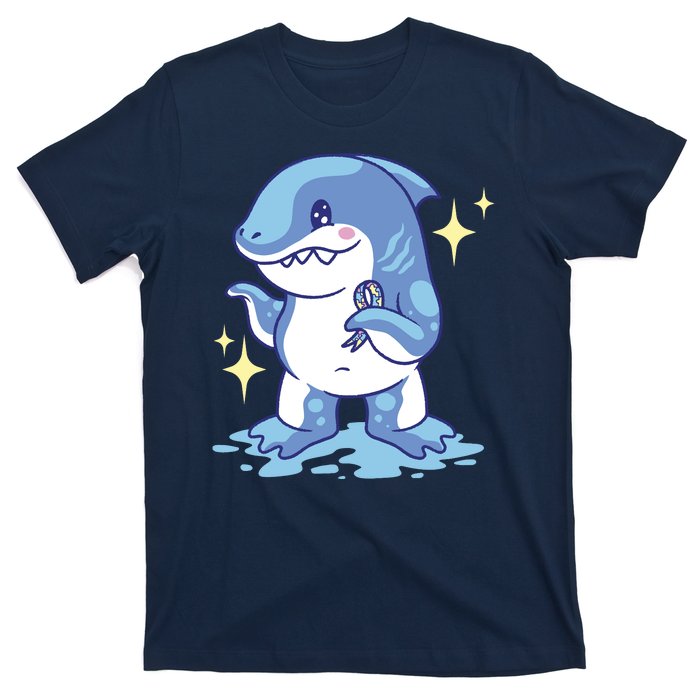 Autism Awareness Shark Ribbon T-Shirt