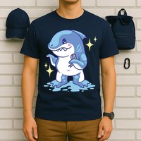 Autism Awareness Shark Ribbon T-Shirt