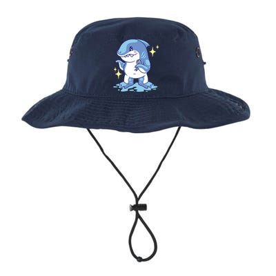 Autism Awareness Shark Ribbon Legacy Cool Fit Booney Bucket Hat