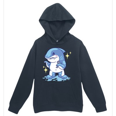 Autism Awareness Shark Ribbon Urban Pullover Hoodie