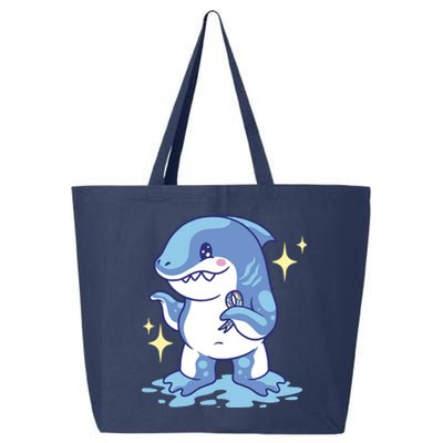 Autism Awareness Shark Ribbon 25L Jumbo Tote