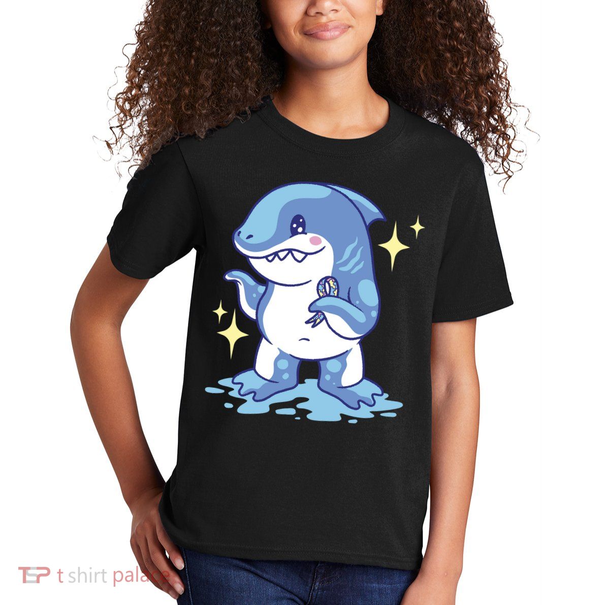 Autism Awareness Shark Ribbon Kids T-Shirt
