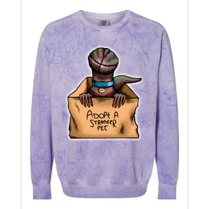 Adopt A Stranger Pet Colorblast Crewneck Sweatshirt