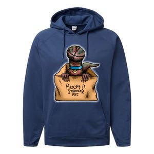 Adopt A Stranger Pet Performance Fleece Hoodie