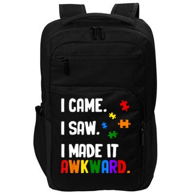 Autism Awareness Shirts Support Asperger Autistic Impact Tech Backpack