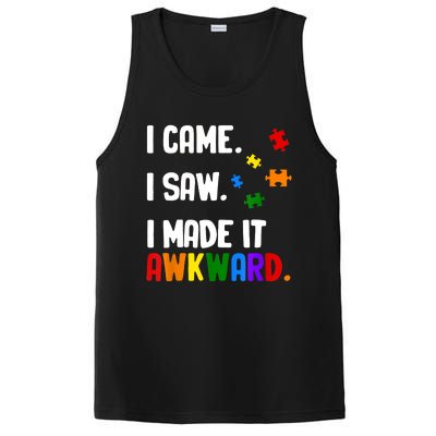 Autism Awareness Shirts Support Asperger Autistic PosiCharge Competitor Tank