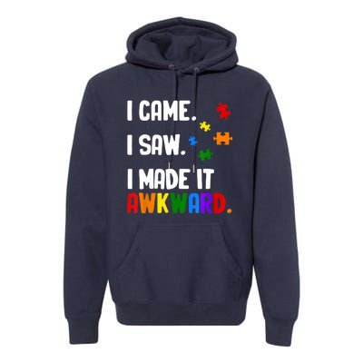 Autism Awareness Shirts Support Asperger Autistic Premium Hoodie