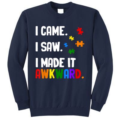 Autism Awareness Shirts Support Asperger Autistic Tall Sweatshirt