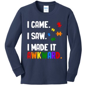 Autism Awareness Shirts Support Asperger Autistic Kids Long Sleeve Shirt