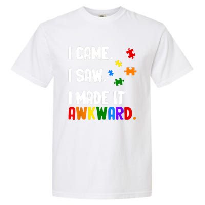 Autism Awareness Shirts Support Asperger Autistic Garment-Dyed Heavyweight T-Shirt