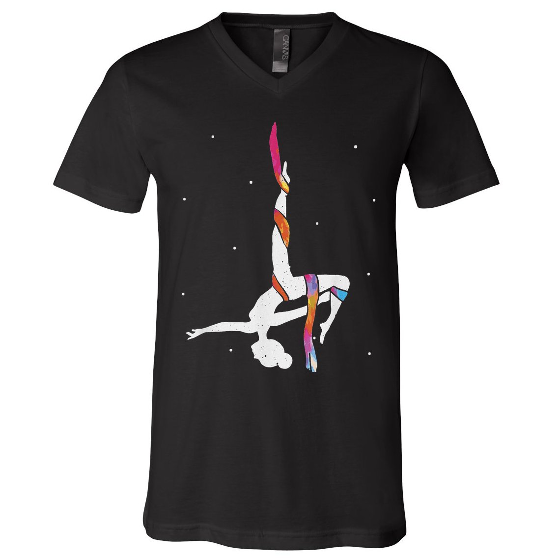 Aerialist Aerial Silk Aerial Silk Acrobatics V-Neck T-Shirt