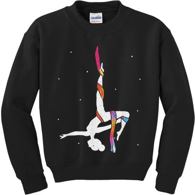 Aerialist Aerial Silk Aerial Silk Acrobatics Kids Sweatshirt