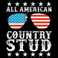 All American Stud Boy Country 4th of July USA Flag Gift City Backpack