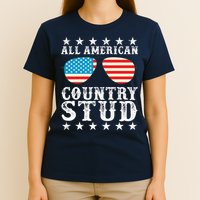 All American Stud Boy Country 4th of July USA Flag Gift T-Shirt