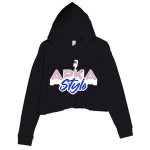 Angaar Apka Style Round Crop Fleece Hoodie