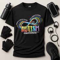Autism Awareness Strength And Heart Set Us Apart Cooling Performance Crew T-Shirt