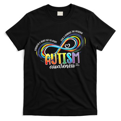 Autism Awareness Strength And Heart Set Us Apart T-Shirt