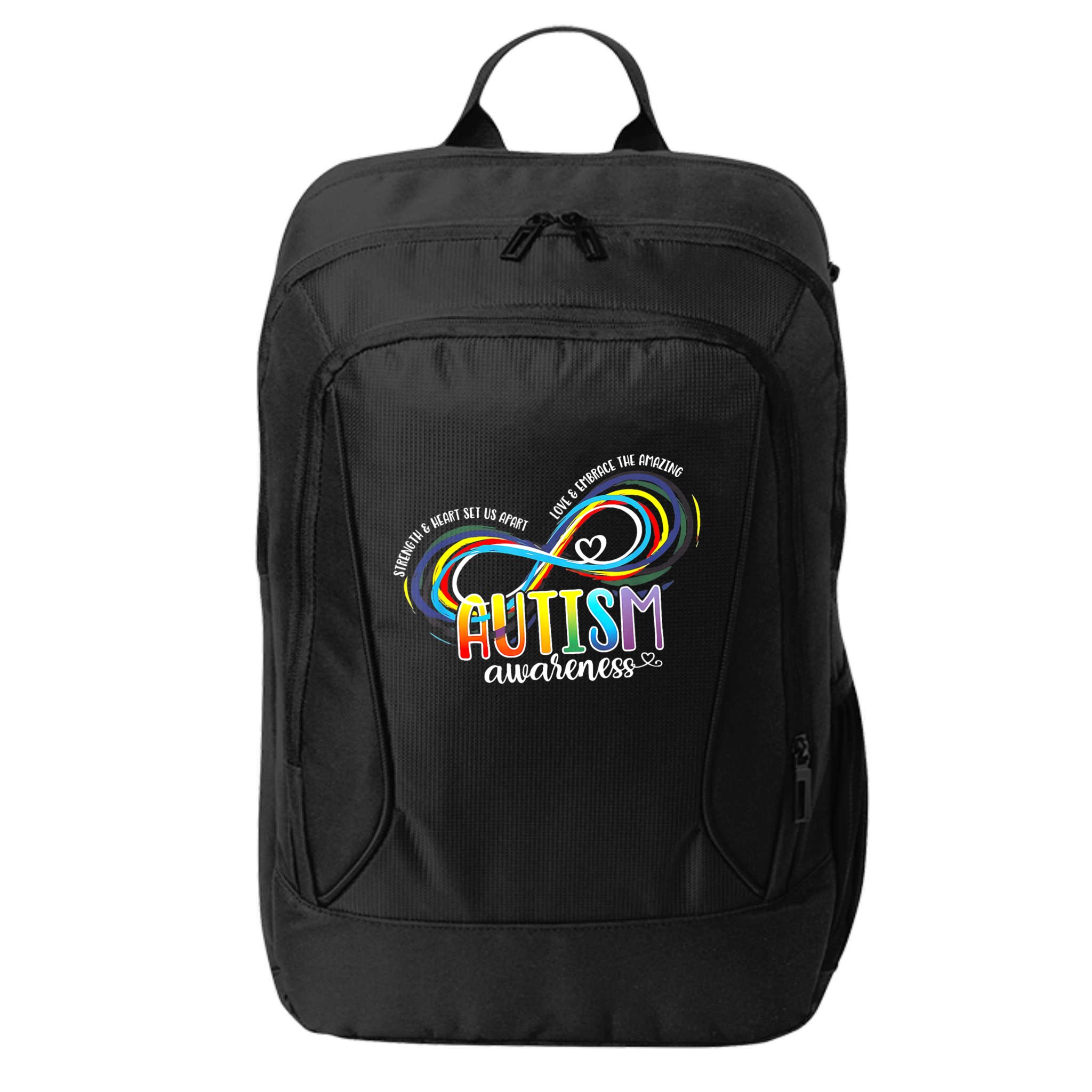 Autism Awareness Strength And Heart Set Us Apart City Backpack