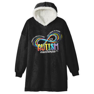 Autism Awareness Strength And Heart Set Us Apart Hooded Wearable Blanket