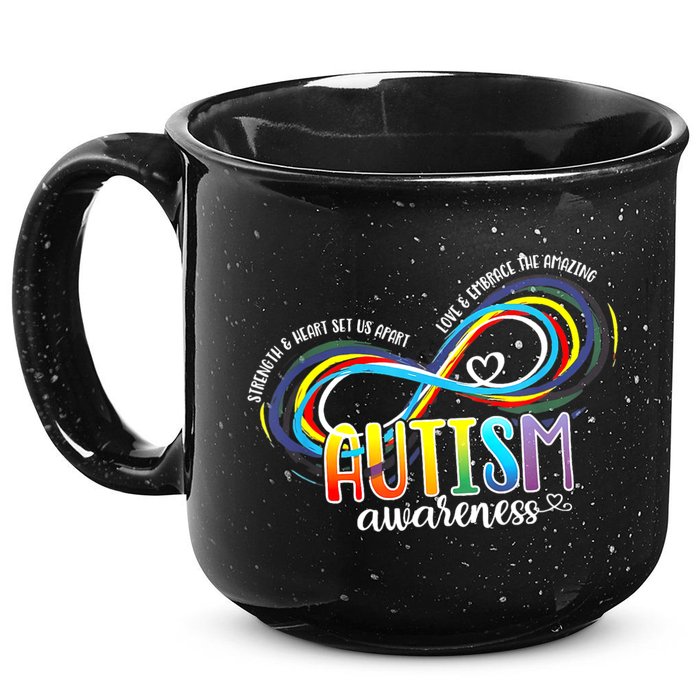 Autism Awareness Strength And Heart Set Us Apart 15oz Campfire Ceramic Mug