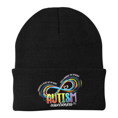 Autism Awareness Strength And Heart Set Us Apart Beanie