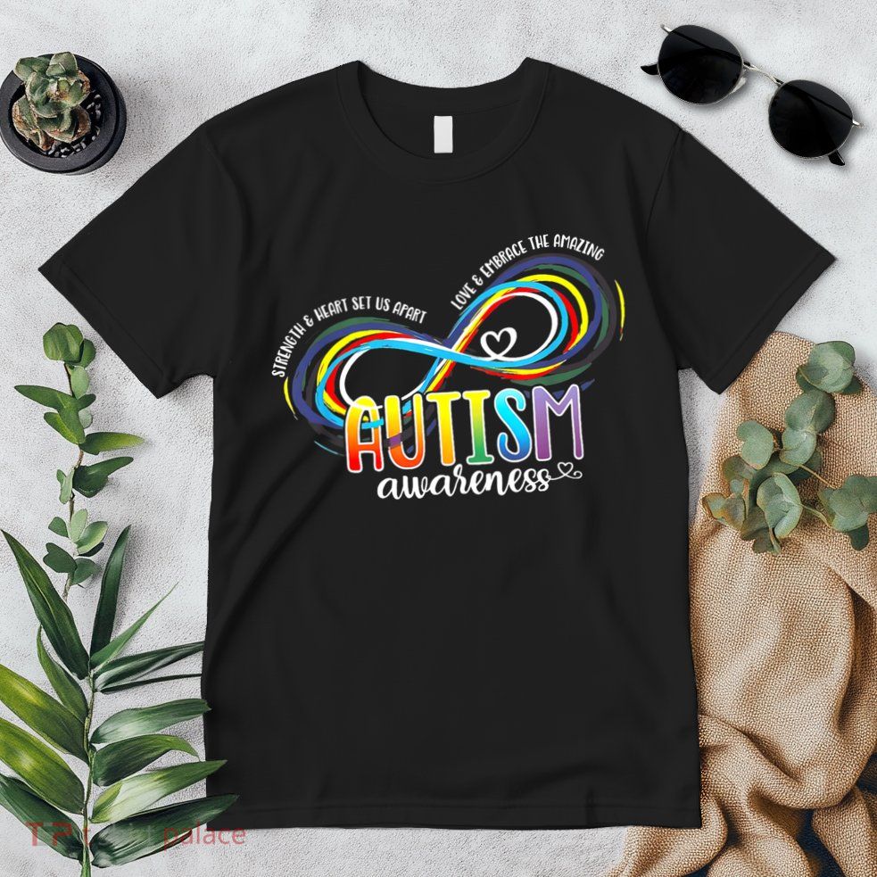 Autism Awareness Strength And Heart Set Us Apart Premium T-Shirt