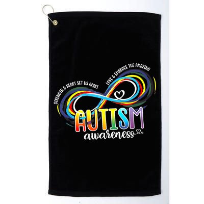 Autism Awareness Strength And Heart Set Us Apart Golf Towel