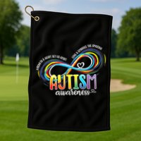 Autism Awareness Strength And Heart Set Us Apart Golf Towel