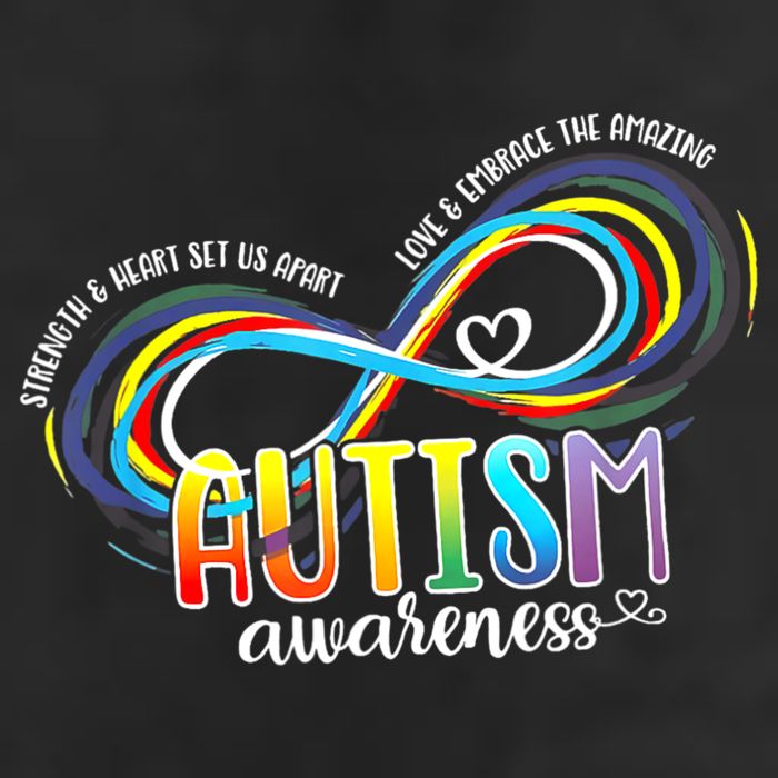 Autism Awareness Strength And Heart Set Us Apart Golf Towel