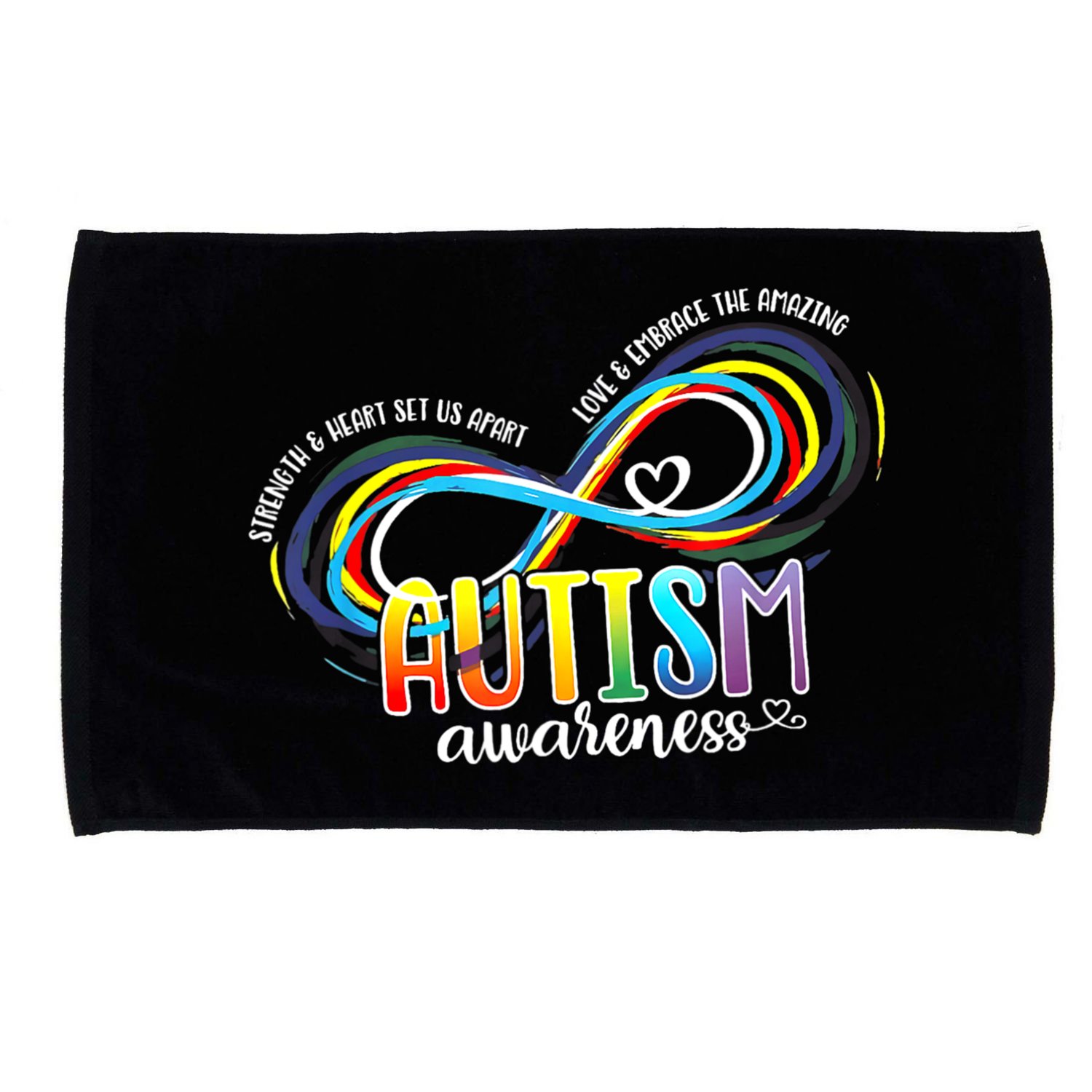 Autism Awareness Strength And Heart Set Us Apart Microfiber Hand Towel