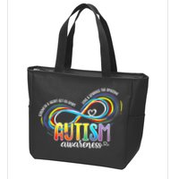 Autism Awareness Strength And Heart Set Us Apart Zip Tote Bag