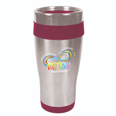 Autism Awareness Strength And Heart Set Us Apart 16oz Travel Tumbler
