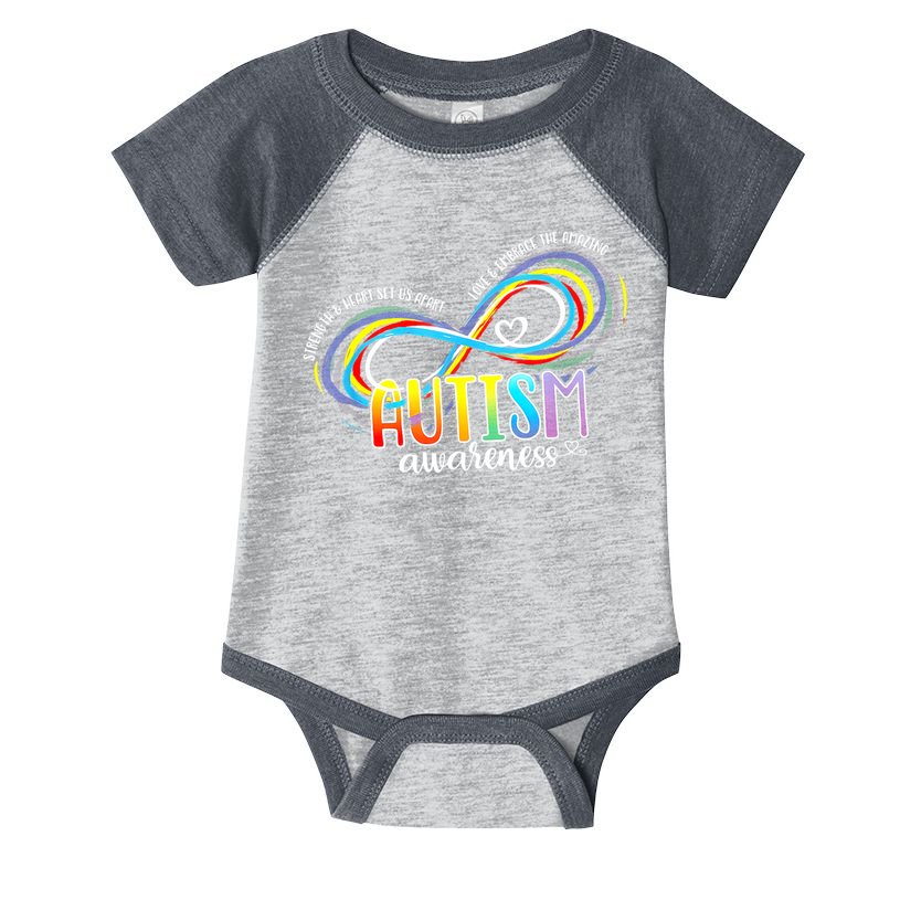 Autism Awareness Strength And Heart Set Us Apart Infant Baby Jersey Bodysuit