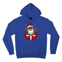 African American Santa Christmas Pajama Cool Black Xmas Funny Gift Hoodie