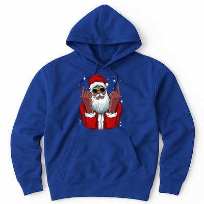 African American Santa Christmas Pajama Cool Black Xmas Funny Gift Hoodie