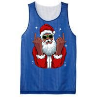 African American Santa Christmas Pajama Cool Black Xmas Funny Gift Mesh Reversible Basketball Jersey Tank