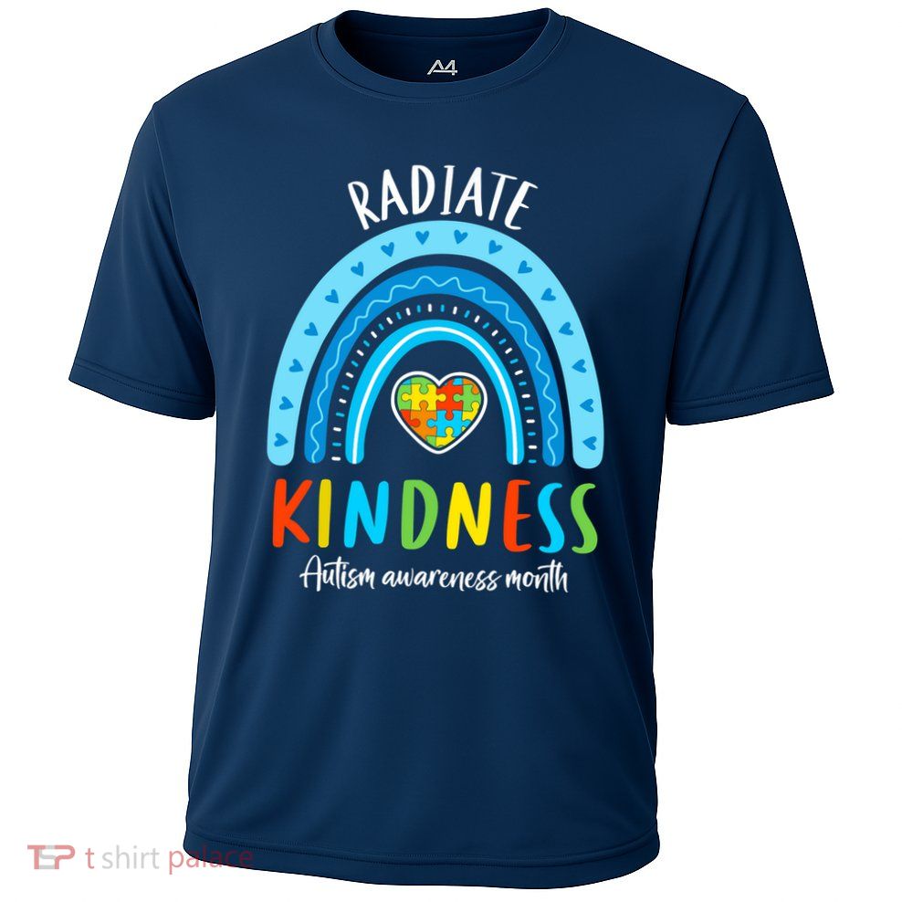 Autism Awareness Special Ed Teacher Radiate Kindness Rainbow Performance Shirt