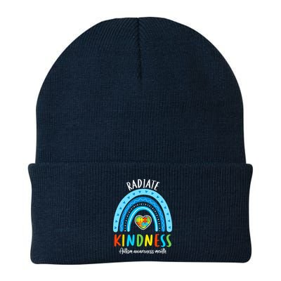 Autism Awareness Special Ed Teacher Radiate Kindness Rainbow Beanie