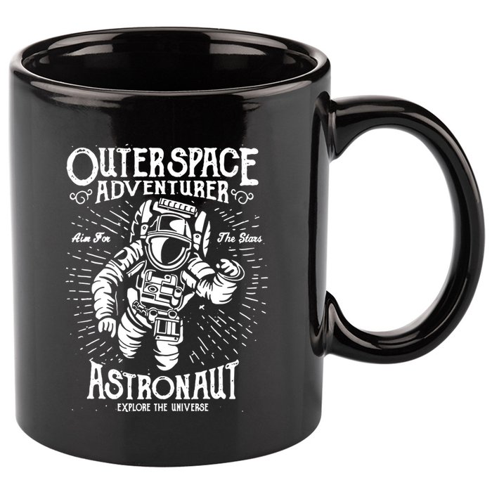 Astronaut 11oz C Handle Ceramic Mug