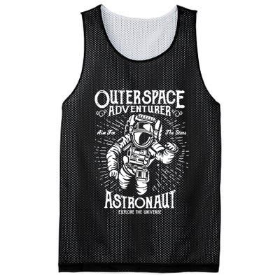 Astronaut Mesh Reversible Basketball Jersey Tank