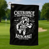 Astronaut Golf Towel