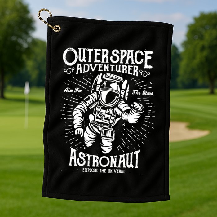 Astronaut Golf Towel