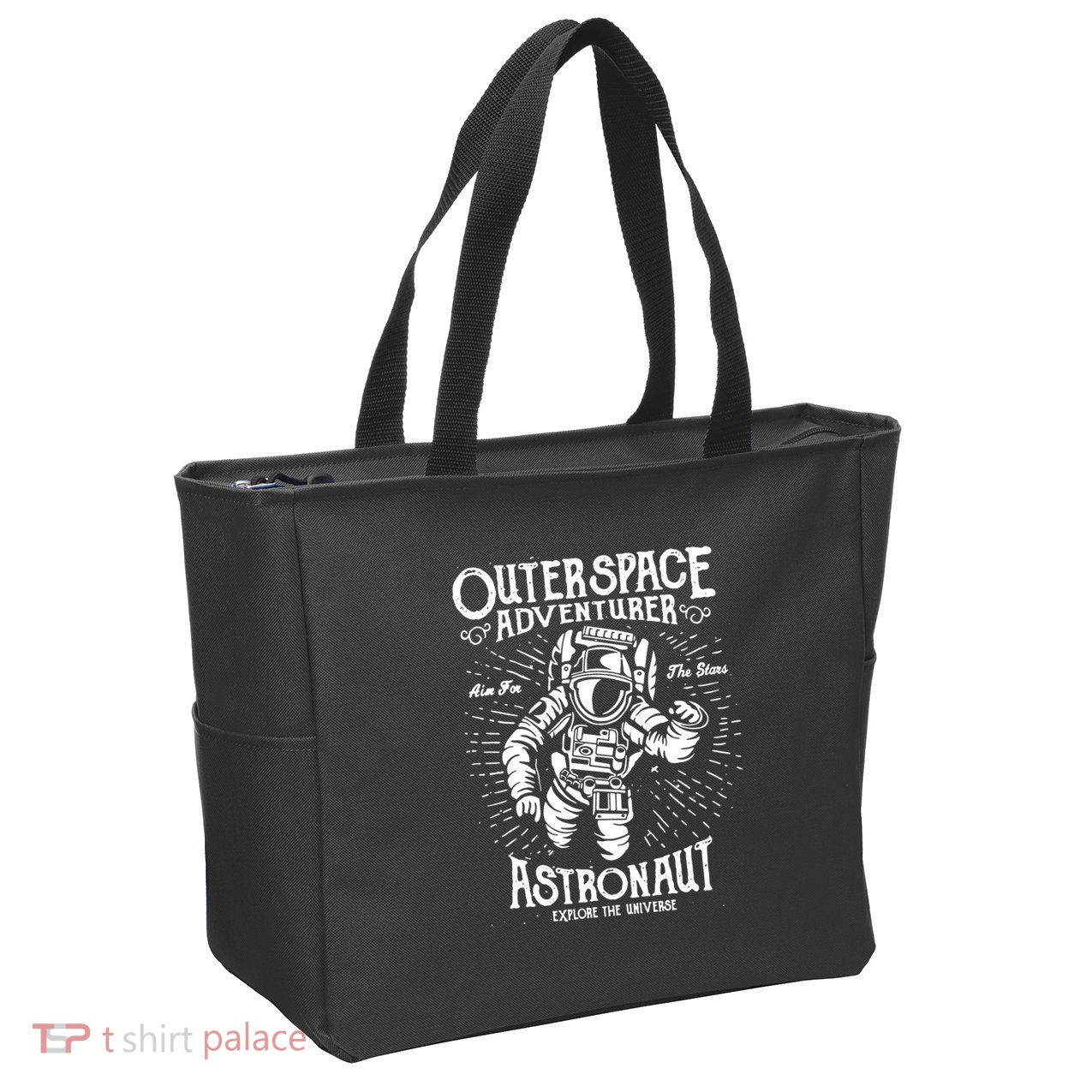 Astronaut Zip Tote Bag