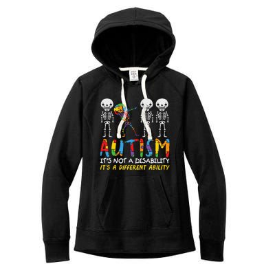 Autism Awareness Support Autism For Mom Dad Women's Fleece Hoodie