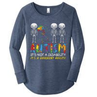 Autism Awareness Support Autism For Mom Dad Women's Perfect Tri Tunic Long Sleeve Shirt