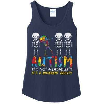 Autism Awareness Support Autism For Mom Dad Ladies Essential Tank