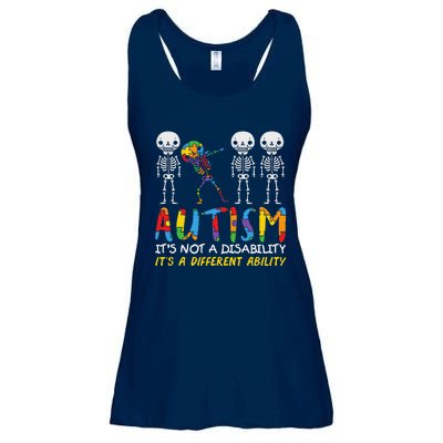 Autism Awareness Support Autism For Mom Dad Ladies Essential Flowy Tank