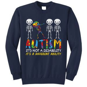 Autism Awareness Support Autism For Mom Dad Tall Sweatshirt